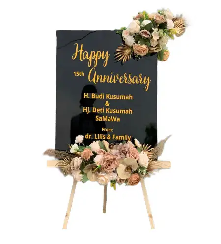 Papan Bunga Akrilik Benua Kayong